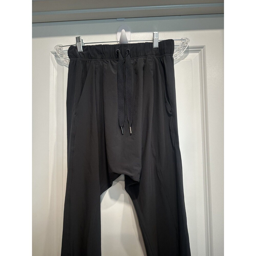Lululemon 4 Women’s Harem Pants Comfort Dance Athletic Everyday Black Stretch - Picture 3 of 11